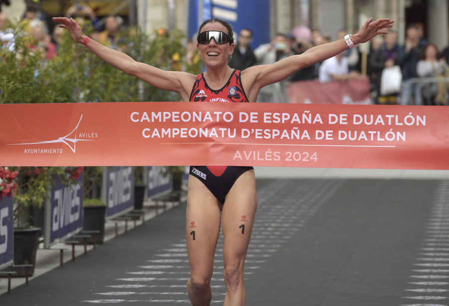 Javier Martín y Maria Varo ganan el Campeonato de España de Duatlón