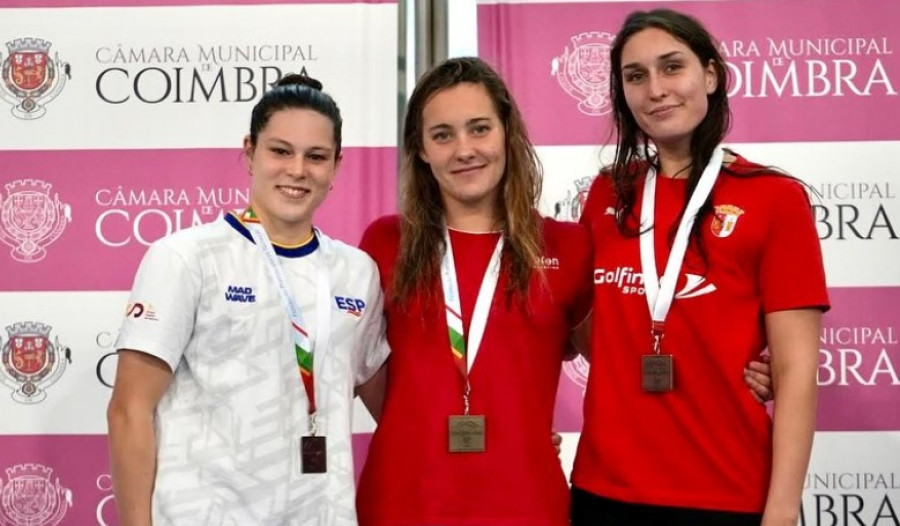 Paula Otero conquista una medalla de oro y dos platas en el Open de Portugal