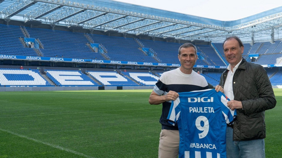 Pauleta, campeón de Liga con el Depor, volvió a pisar Riazor