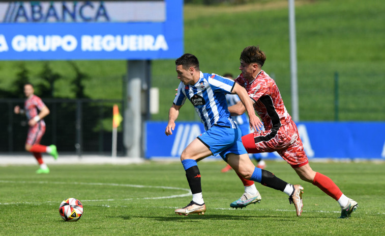 Punto de oro para el Fabril ante el Guijuelo con un gol en el minuto 91