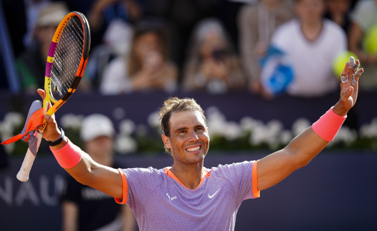 Un Nadal a medio gas regresa con victoria en el Godó