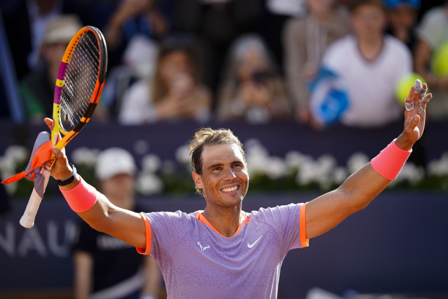 Un Nadal a medio gas regresa con victoria en el Godó