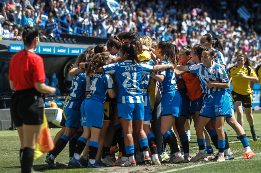 El DEPOR ABANCA-Riazor ruge con el ascenso a la Liga F