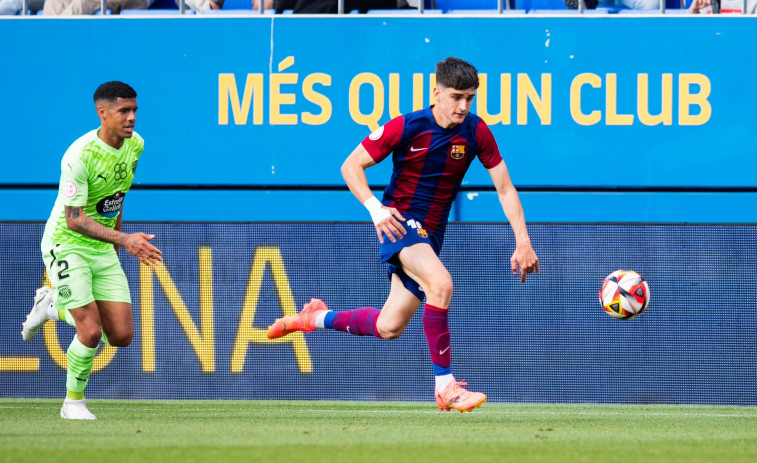El Barcelona Atlètic vence al Lugo (1-0) y sigue a seis puntos del Depor
