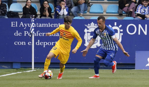 El Barça Atlètic gana en Ponferrada y se sitúa a 3 puntos del Depor