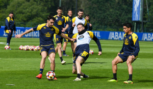 Ximo Navarro no se entrena con el grupo y sigue siendo duda para Sestao