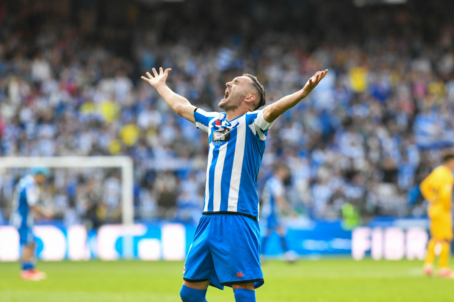 Lucas Pérez recuerda su gol del ascenso un año después: "12 de Mayo, DéporVida"