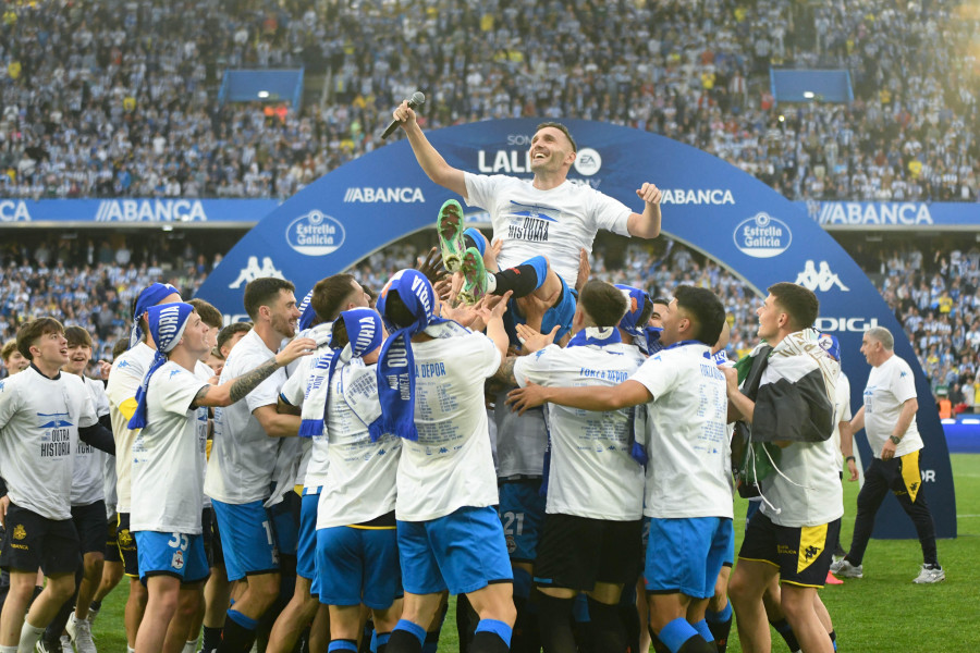 Un año del último ascenso del Dépor: "Es una cosa que se te queda para toda la vida"