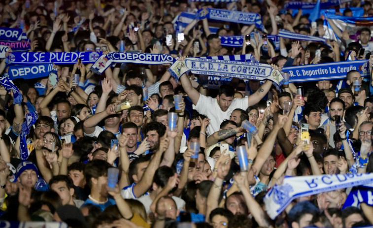 Músicos, periodistas, deportistas... Todos se rinden al Depor