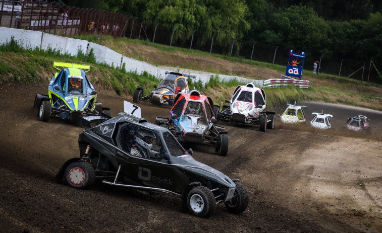 Alejandro Medín, nuevo líder del Campeonato Gallego de Autocross