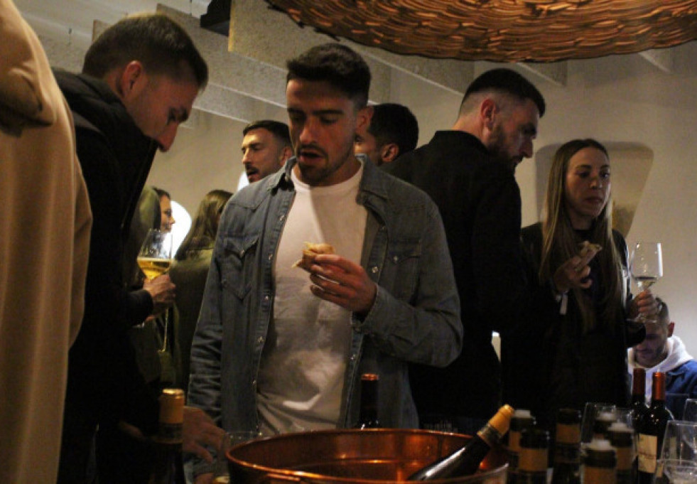 El Depor en la degustación de pizza de Sicilia in Bocca