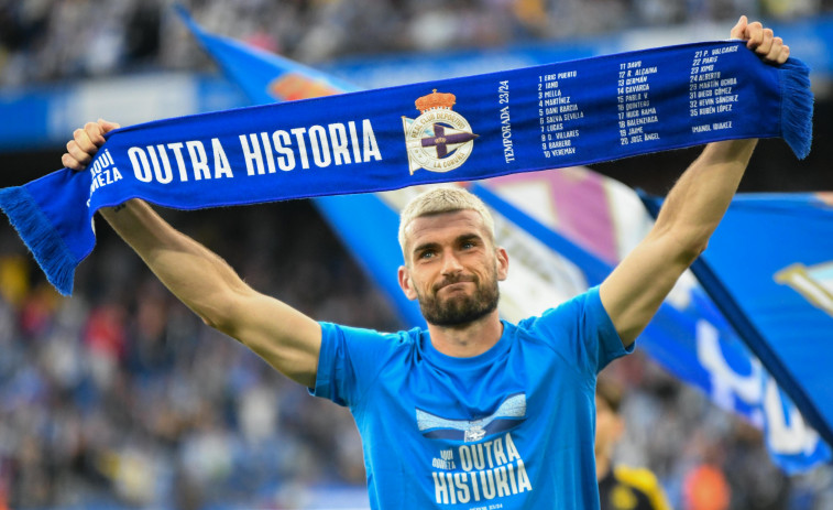 Pablo Vázquez deja el Dépor y tiene previsto viajar este jueves a Gijón para incorporarse al Sporting
