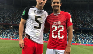 Schär y Joselu, únicos ex del Depor en la Eurocopa