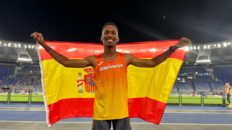 Jordan Díaz, campeón de Europa de triple salto