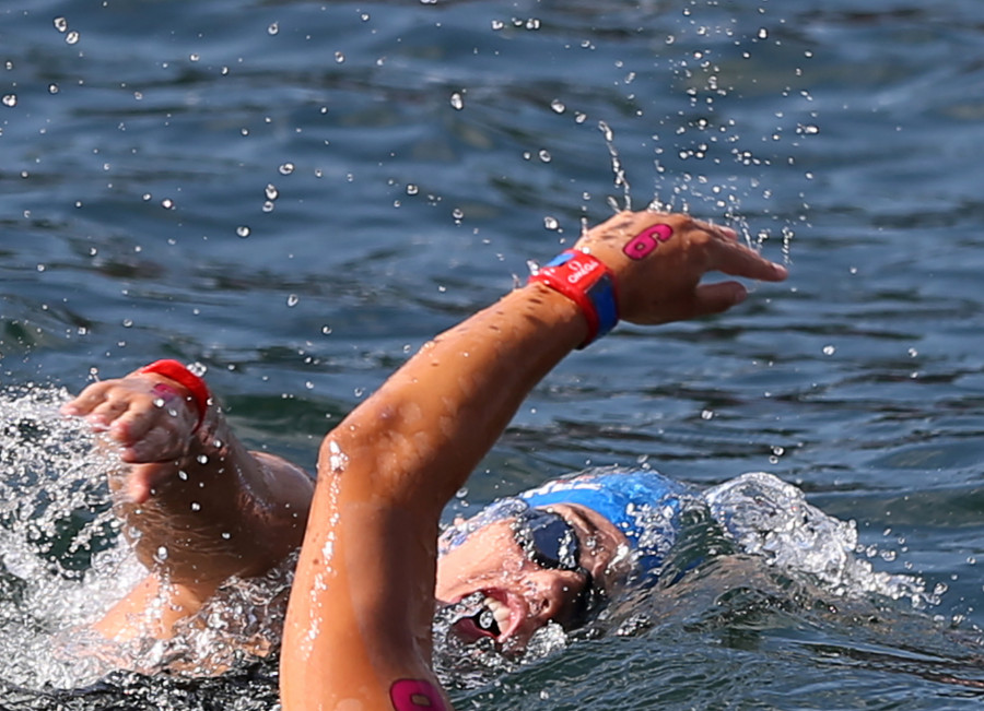 Candela Sánchez, bronce en los 25 km en aguas abiertas