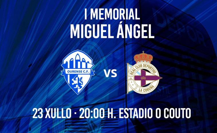 El Depor se enfrentará al Ourense el 23 de julio