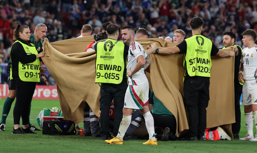 Eurocopa | El húngaro Varga, estable tras romperse "varios huesos de la cara" y sufrir una "conmoción cerebral"
