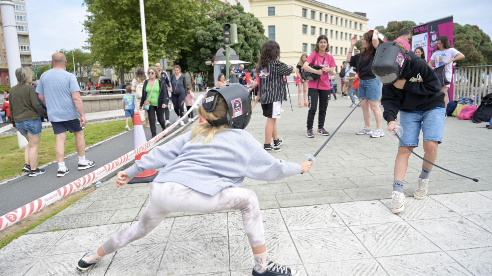 El día del deporte en la calle en Riazor, en imágenes