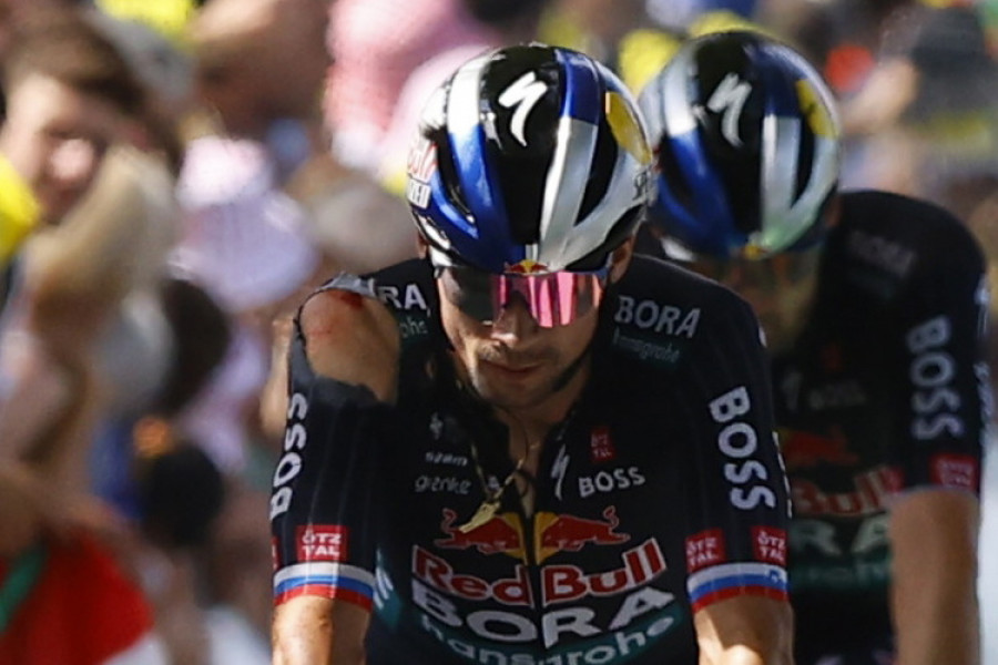 Roglic, sin alas en el Tour