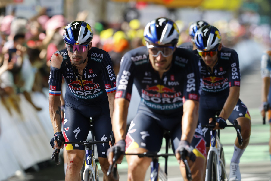 Roglic no tomará la salida en el Tour tras la caída sufrida este jueves