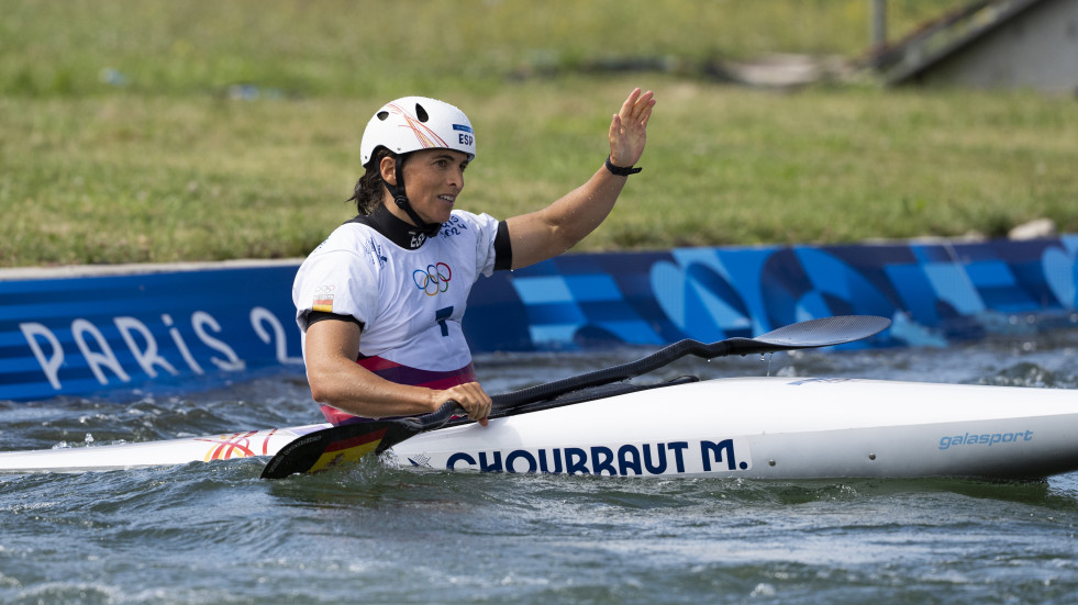 Maialen Chourraut se baja del podio 16 años después