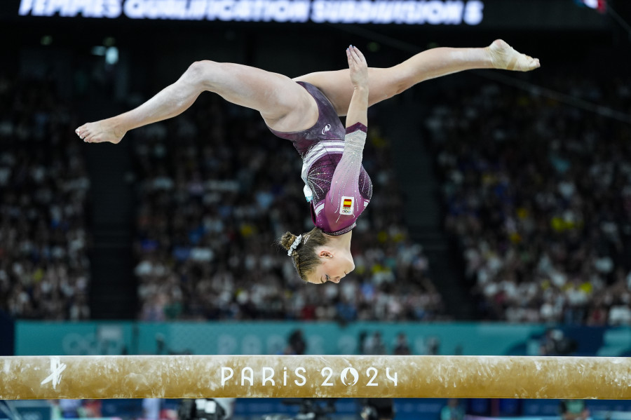 La debutante Casabuena, la mejor de las tres españolas en gimnasia artística