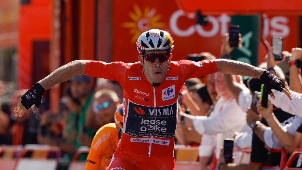 Van Aert se lleva el triunfo en la tercera etapa y amplía su liderato en La Vuelta