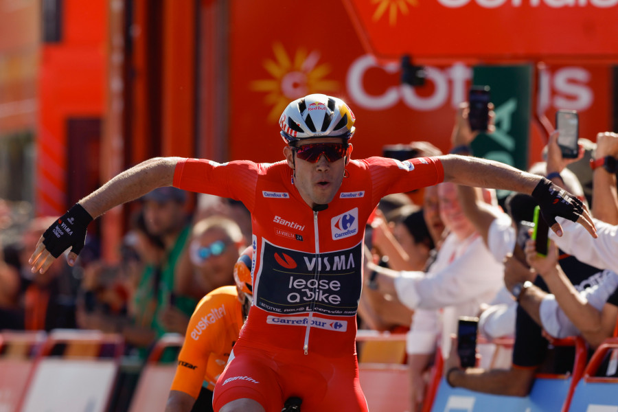 Van Aert se lleva el triunfo en la tercera etapa y amplía su liderato en La Vuelta