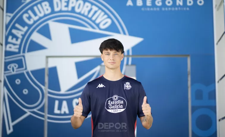 Damián Canedo firma con el Dépor hasta el 2026