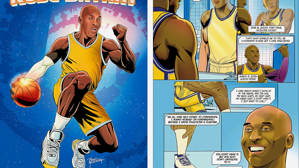 La vida de la leyenda del baloncesto Kobe Bryant quedará plasmada en un cómic