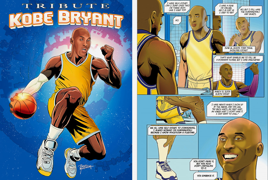 La vida de la leyenda del baloncesto Kobe Bryant quedará plasmada en un cómic