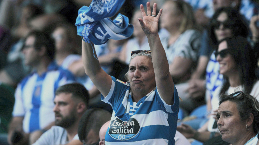 El Depor-Racing, en imágenes