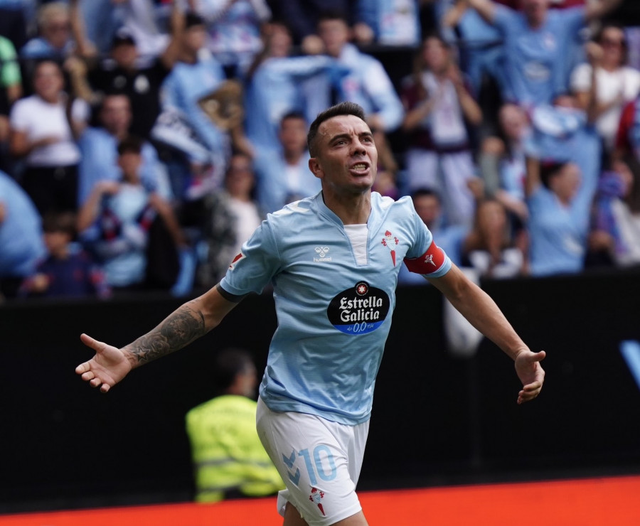 Aspas frena al Girona en Balaídos (1-1)