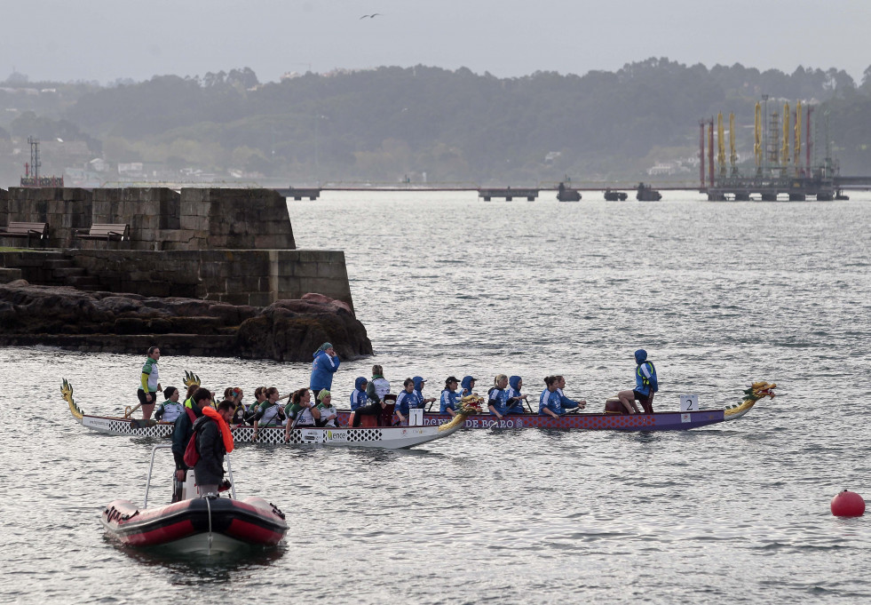 La primera edición del Cidade da Coruña de Dragon Boat