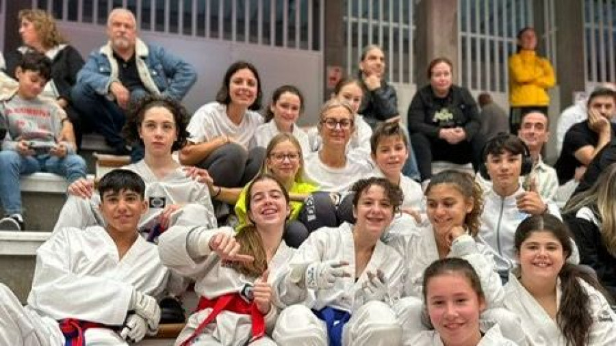 El DBK consigue quince medallas en el Open Internacional de Pontevedra