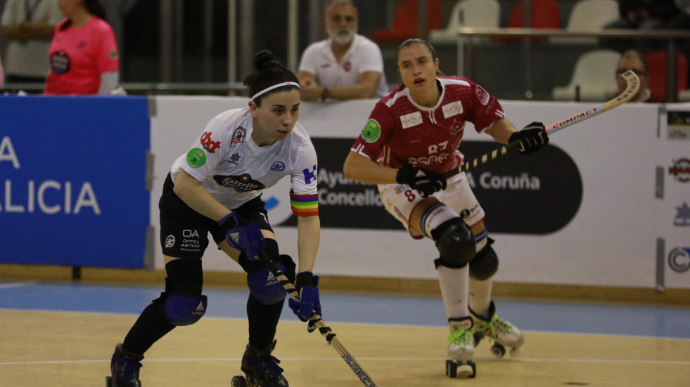 El HC Coruña cede ante la puntería argentina del Fraga