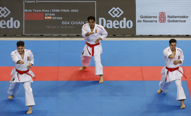 España logra tres posibilidades de bronce en la Copa del Mundo de Kárate