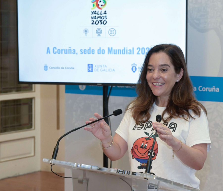 Inés Rey, sobre la sede mundialista en A Coruña: "Estamos satisfechos. Toca trabajar juntos"