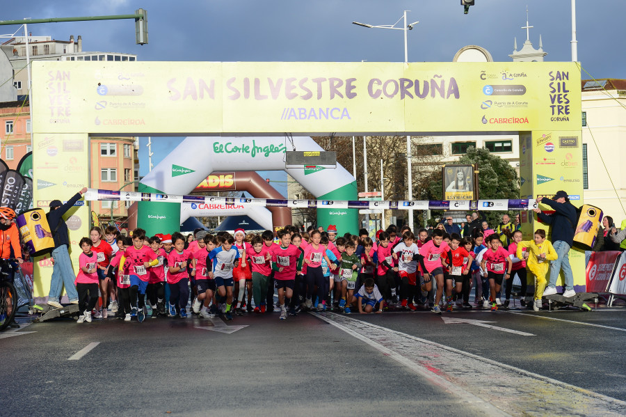 La San Silvestre Coruña amplía las inscripciones para la categoría infantil de 7 y 8 años