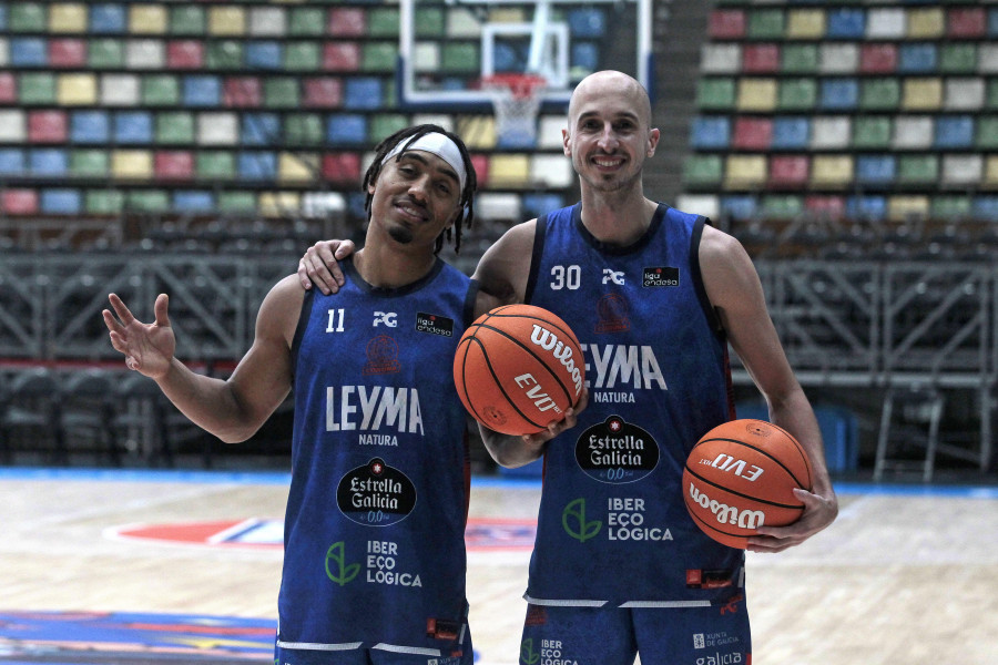 Brandon Taylor y Álex Hernández, los dos bases del Leyma Coruña unidos por su pasado