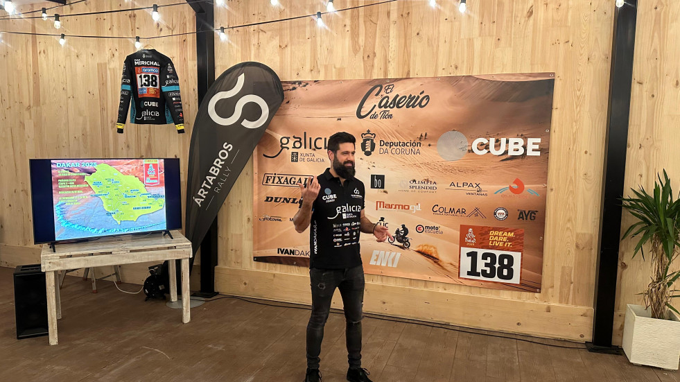 Iván Merichal afronta con ganas el reto del Dakar