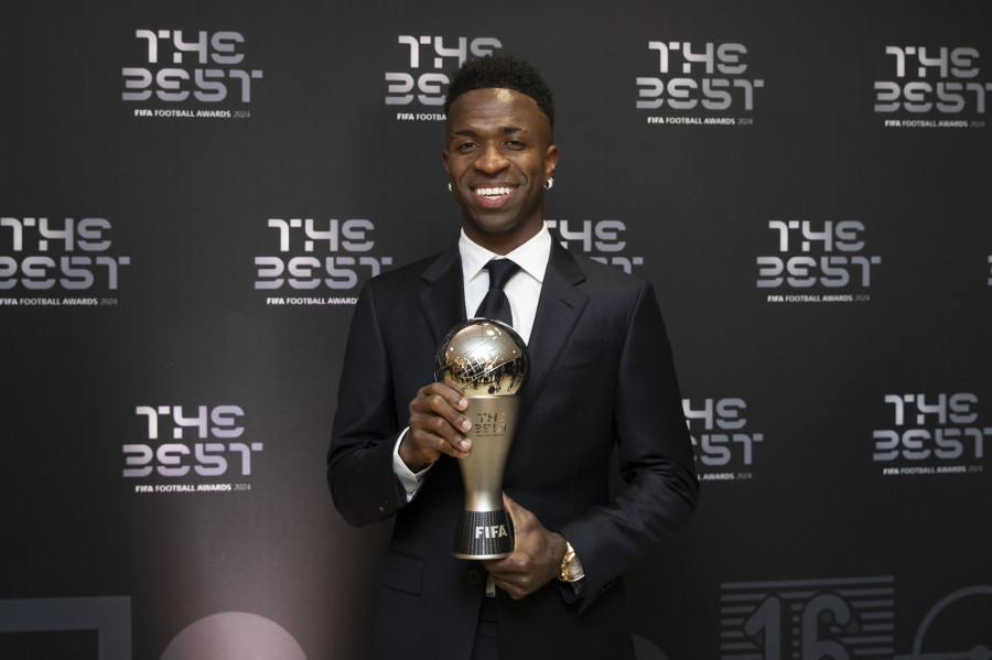 Vinícius y Aitana Bonmatí reinan en un The Best con sabor español