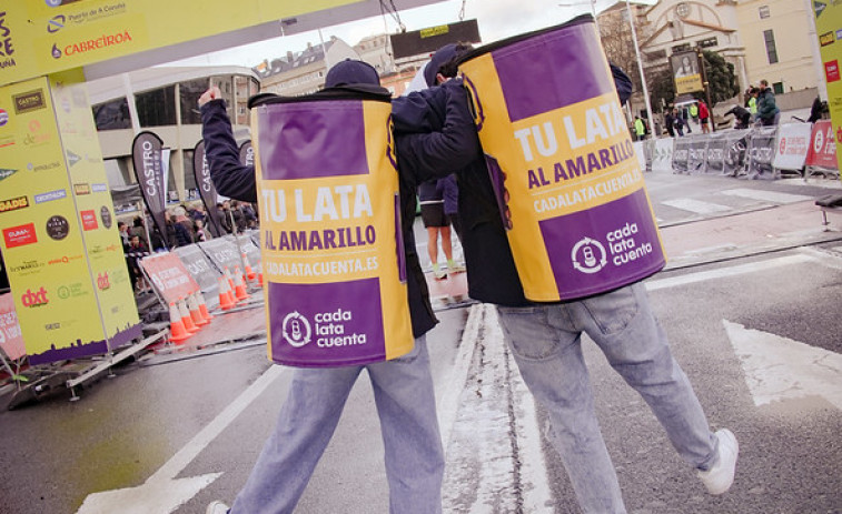 San Silvestre Coruña y Cada Lata Cuenta, unidos por el reciclaje en la carrera más especial del año