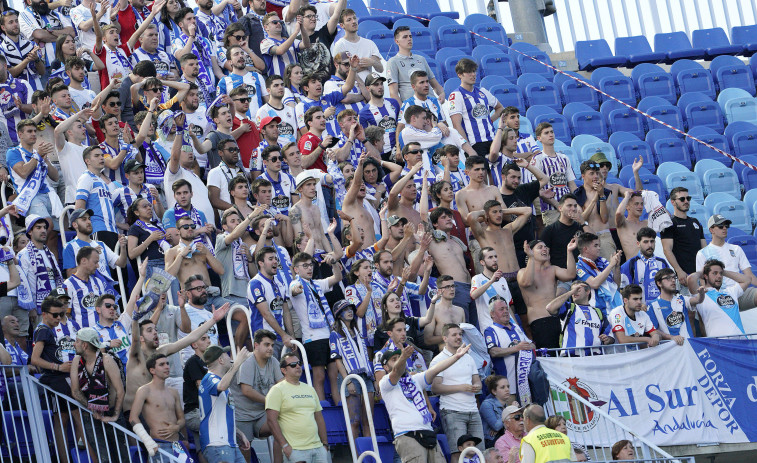 El Deportivo devolvió al Málaga 300 entradas para el duelo del sábado