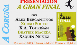 Xurxo Souto, Touriñán y Bergantiños se unen para hablar de fútbol