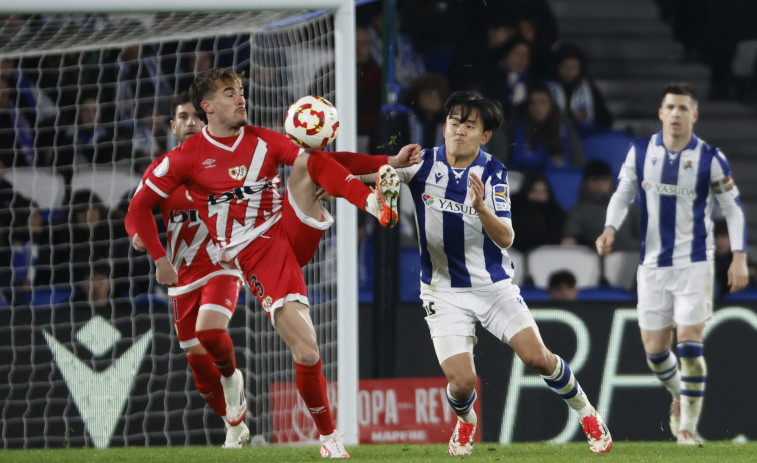 La Real Sociedad vence al Rayo y se vuelve a ilusionar con la Copa del Rey (3-1)