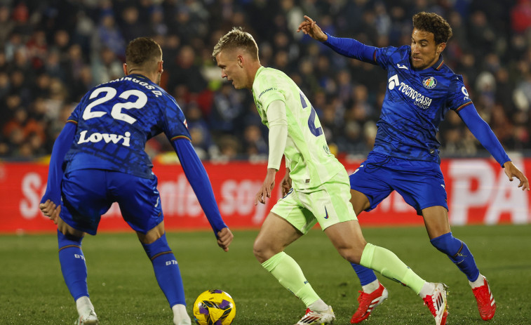 El Barcelona cae en la trampa del Getafe (1-1)