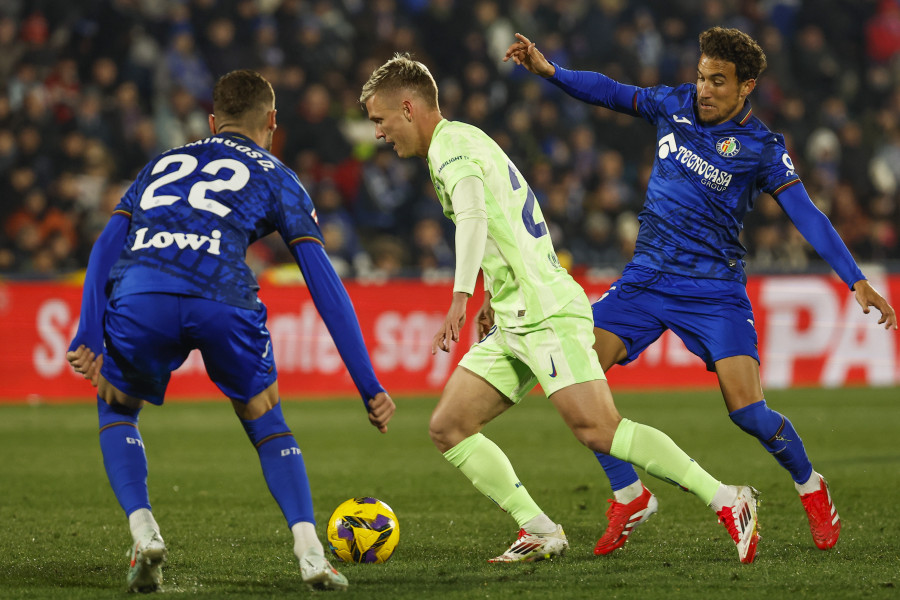 El Barcelona cae en la trampa del Getafe (1-1)