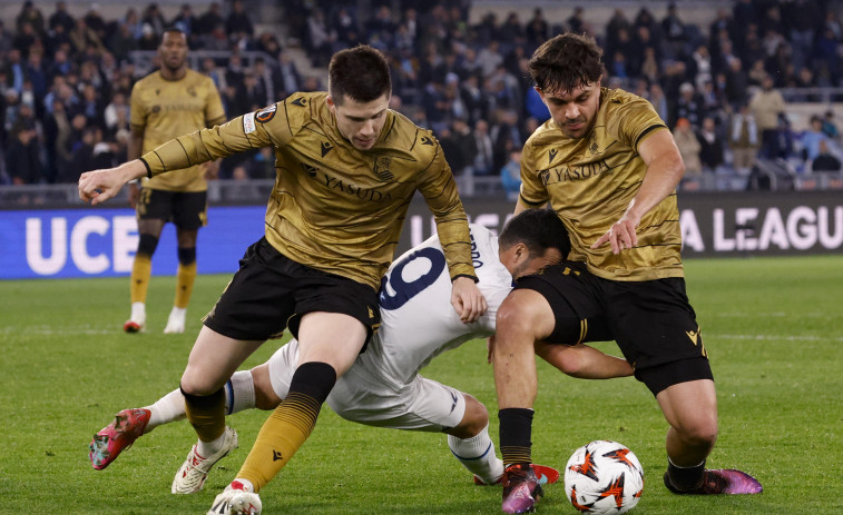 El Lazio arrolla a una Real Sociedad sin opciones de clasificación  (3-1)
