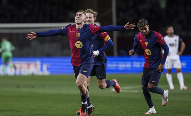 El Barcelona recupera el pulso en LaLiga con una exhibición ante el Valencia (7-1)